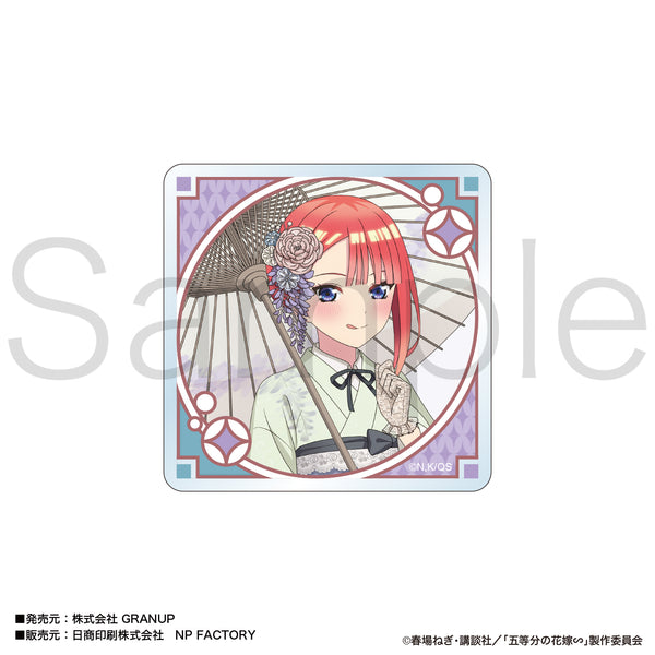 五等分の花嫁∽（レトロモダン）　アクリルステッカー　中野二乃